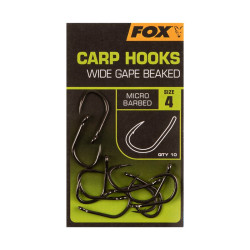 Fox Carp Hooks - Wide Gape - size 2