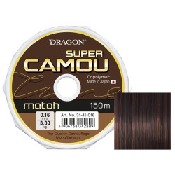 Żyłka DRAGON SUPER CAMOU Match 150 m 0.18 mm/4.01 kg camou/brązowo-czarna